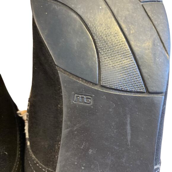 Vintage Outdorables Black Suede Fleece Lined Goth Boho Chukka Ankle Boot Size 8 - Picture 15 of 16